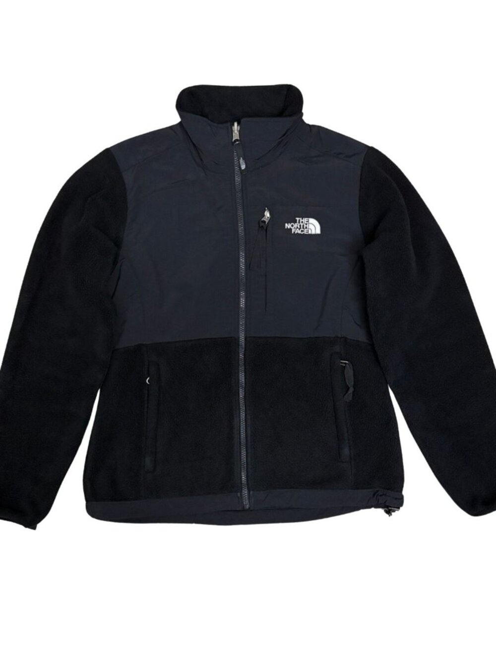 THE NORTH FACE Denali Fleece Jacket Black Y2K Light Coat Womens Small